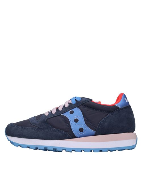Sneakers modello Jazz original  in camoscio e tessuto SAUCONY | JAZZ ORIGINALBLU-ARANCIO FLUO